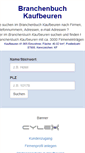 Mobile Screenshot of cylex-branchenbuch-kaufbeuren.de